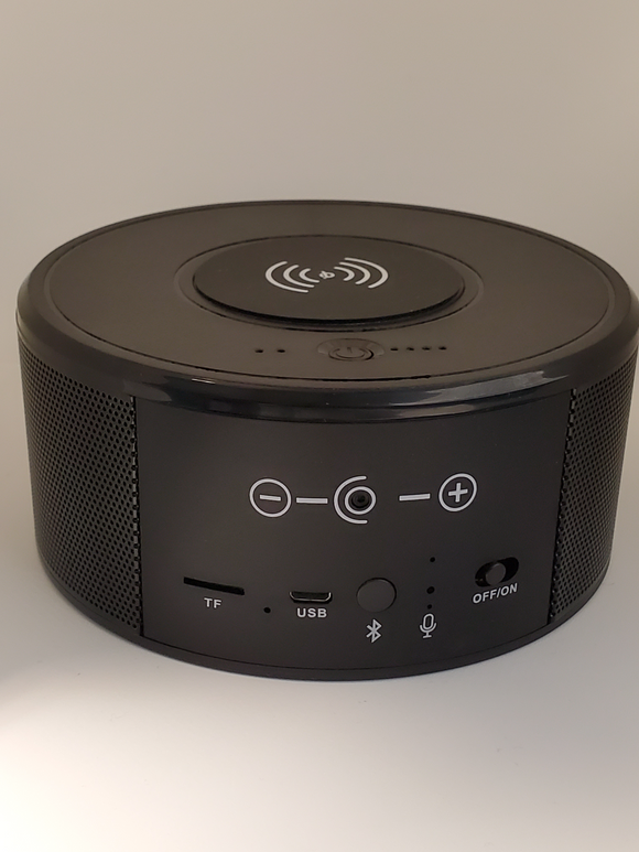 Discrete Wifi Stereo Speaker + Wireless Charger 1080p HD Camera