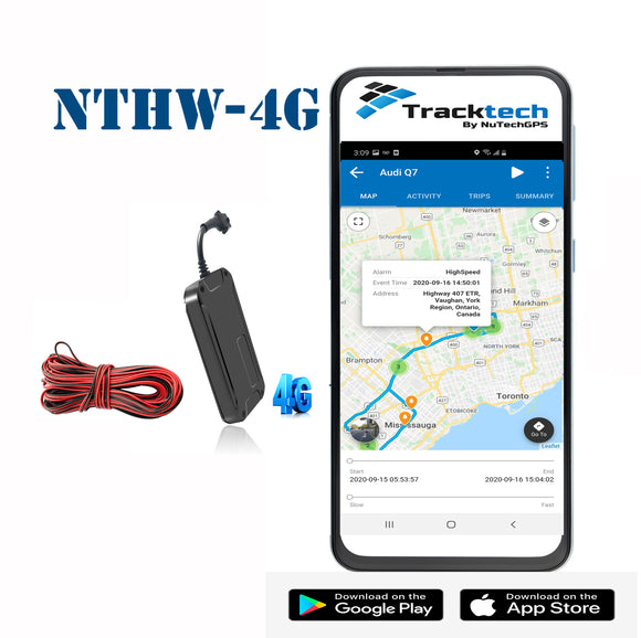TT-NTHW4G Hard-wired GPS Tracker Real-time Tracking +1 Year Worldwide Service